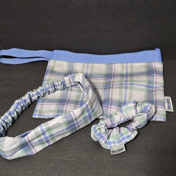 Norwex Accessories - NORWEX Plaid Wristlet, Headband and Scrunchie Limited Editions - NEW